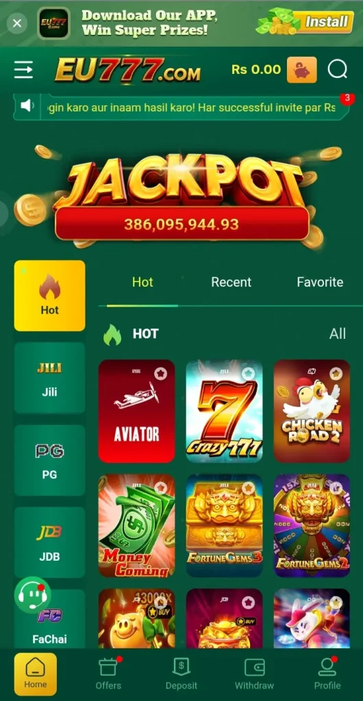 EU7777 Game